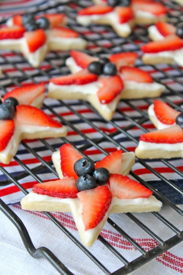 4TH of JULY STAR COOKIES