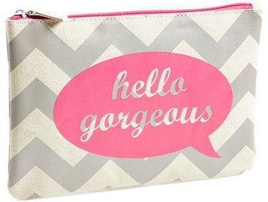 Hello Gorgeous Flat Pouch