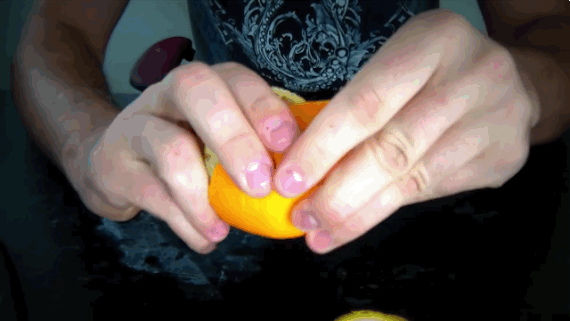 The Luck of Choosing an Orange from the Pile That is Super Easy to Peel