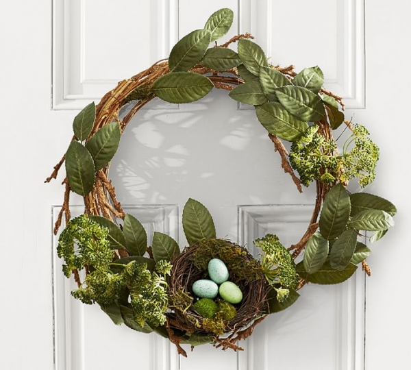 wreath, branch, green, christmas decoration, twig,