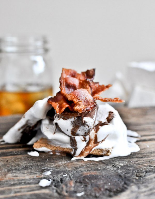 Bacon and Bourbon S'mores