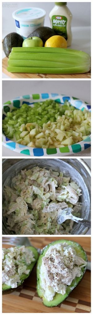 Chicken Salad in Avocados