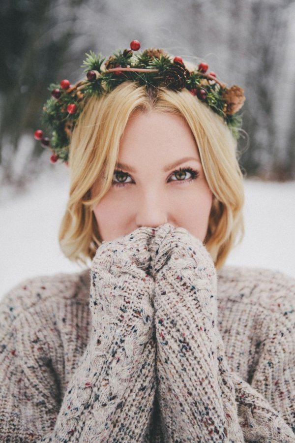 Simple and a Flower Crown