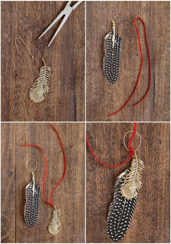Feather Keychain
