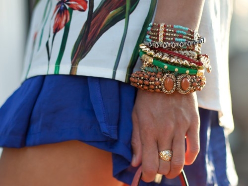 Stacked Bangles