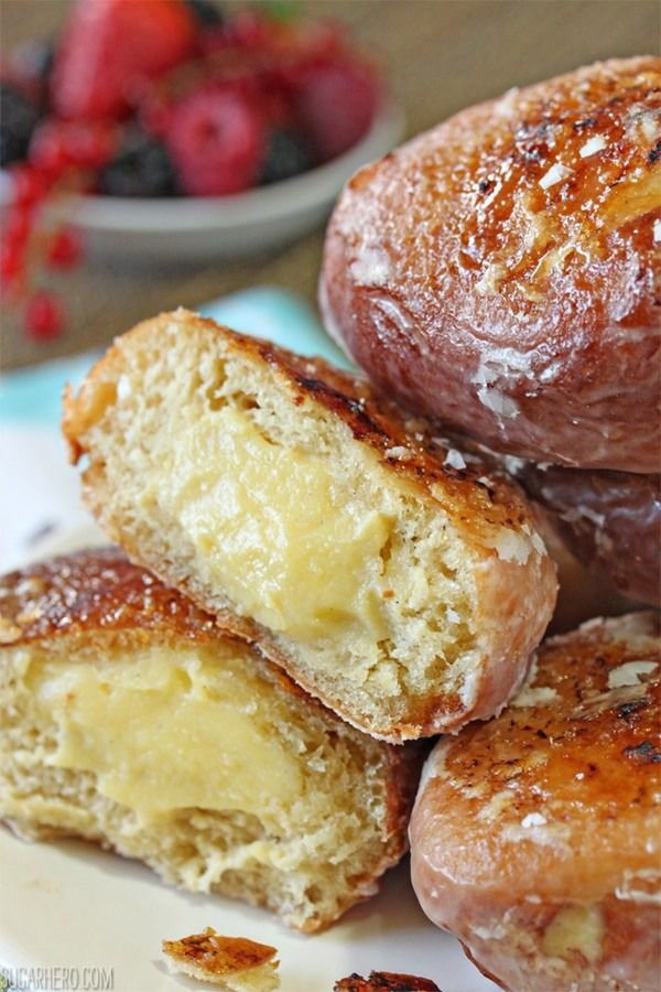 Crème Brulée Doughnuts