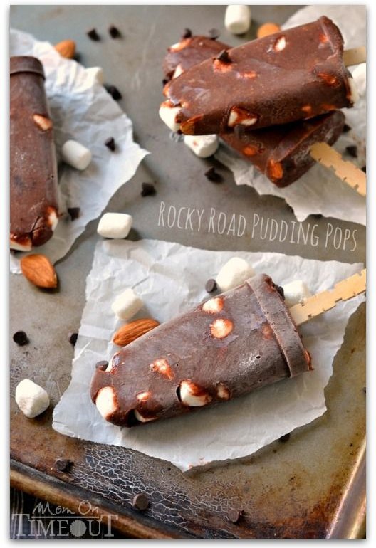 Rocky Road Pudding Pops