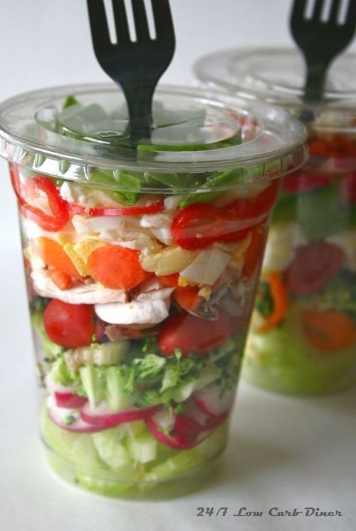 Chopped Salad in a Cup