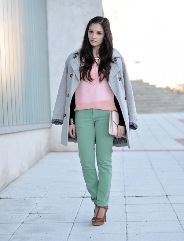 Mint and pink  Fashion outfits, Street style outfit, Fashion