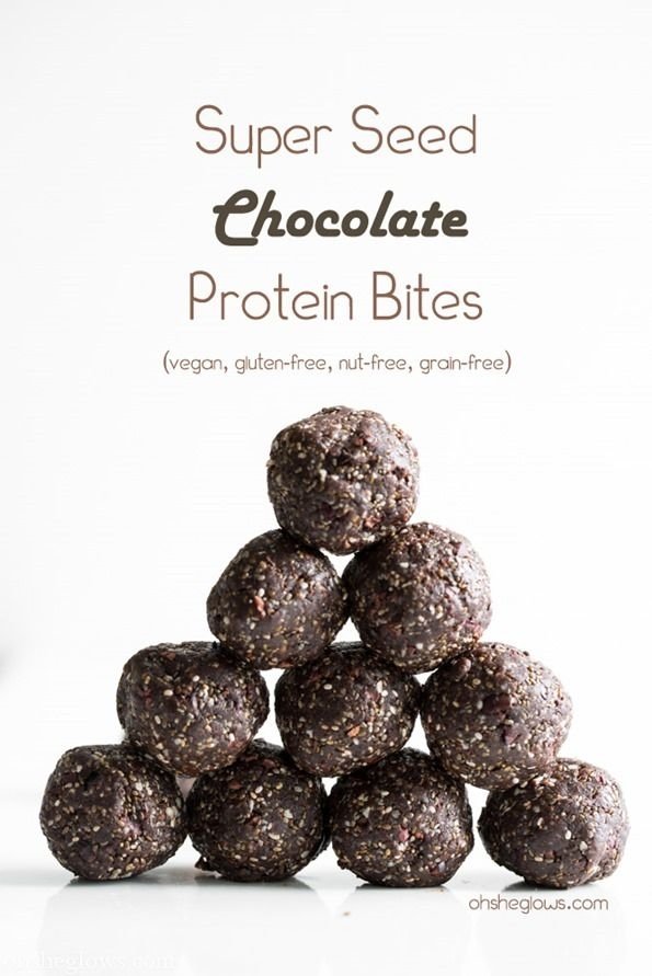 Super Seed Chocolate Protein Bites