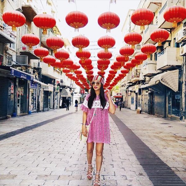 color, red, street, flower, market,