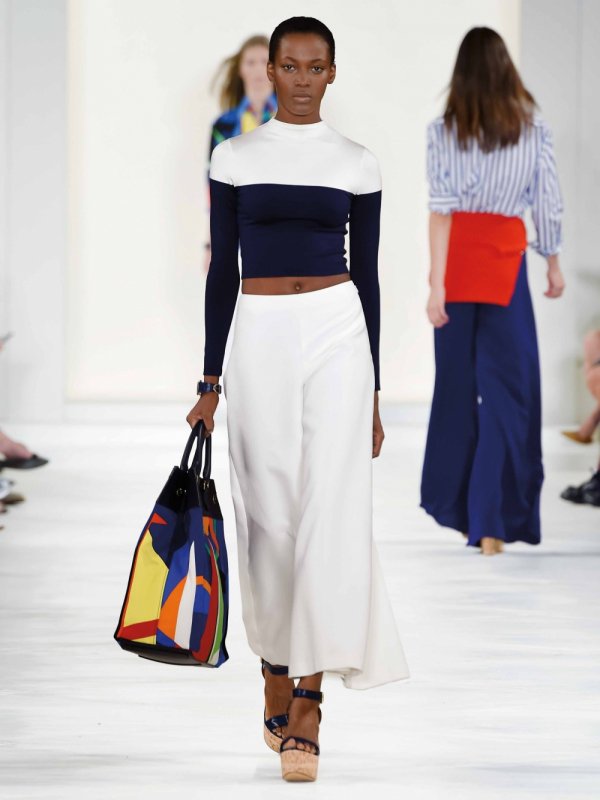 Crop Top and Colorful Bag