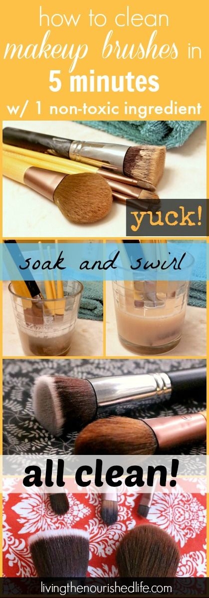 How to Clean Makeup Brushes in 5 Minutes