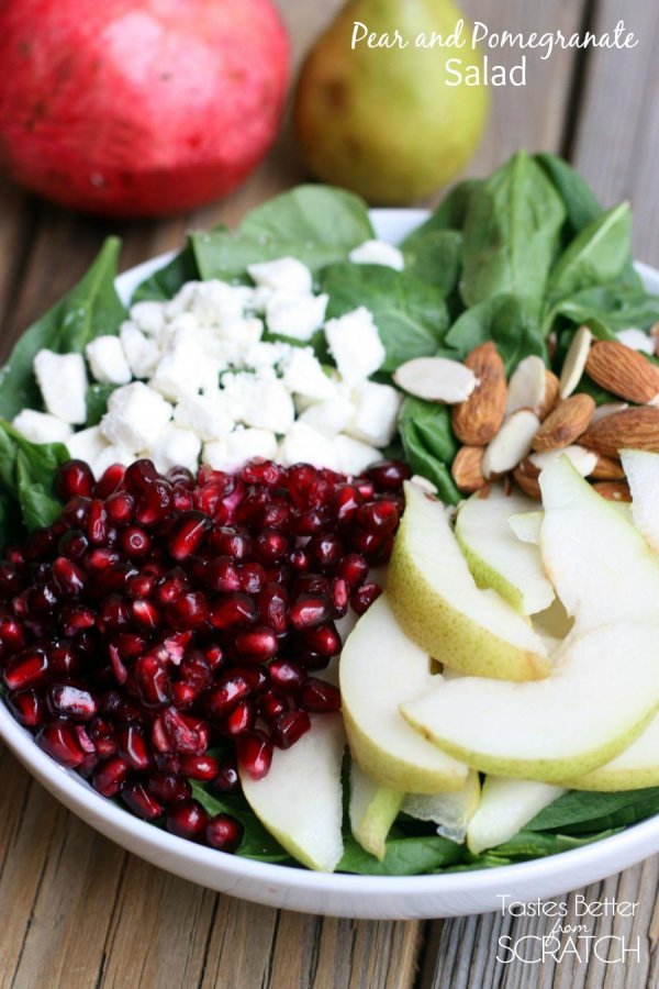 Pear and Pomegranate Salad