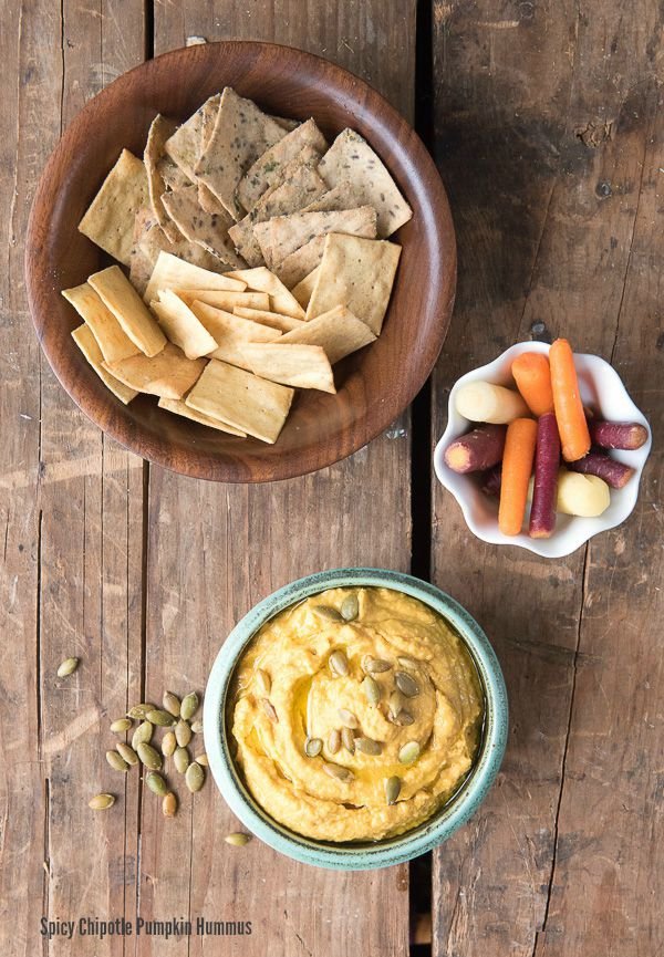 Spicy Chipotle Pumpkin Hummus