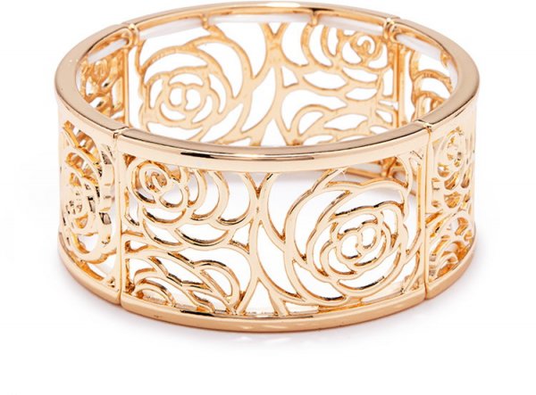 Gold Rose Bracelet