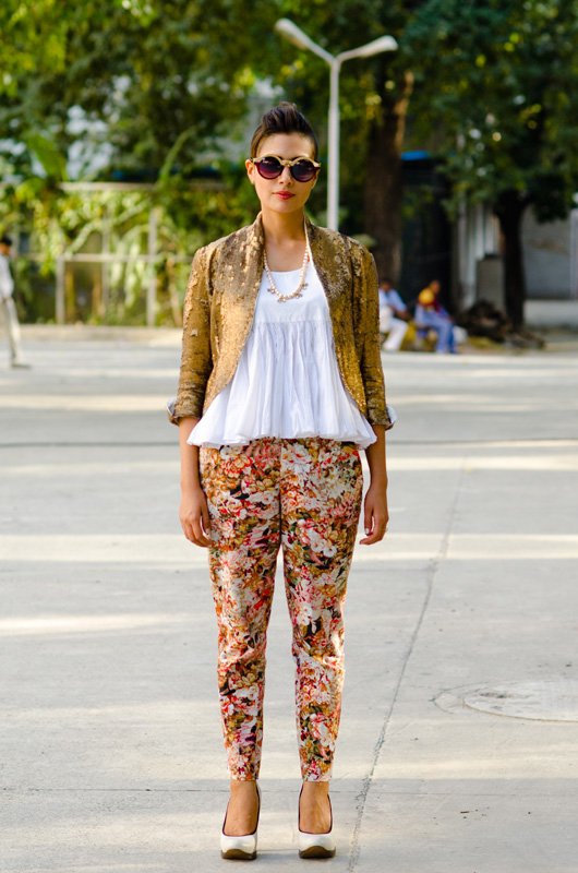 Printed Pants