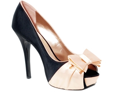 ASOS POSH Bow Front Heels