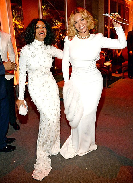 Beyonce and Solange