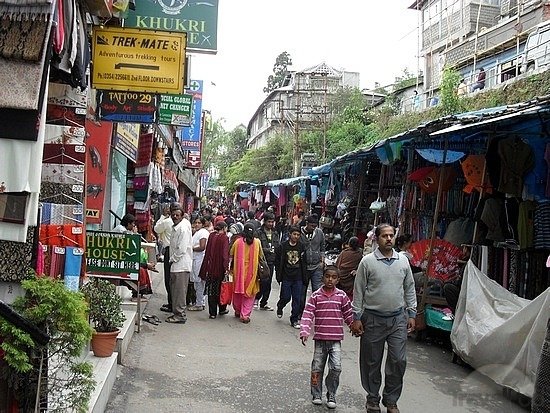 Shop at the Chowrasta and Darjeeling Mall