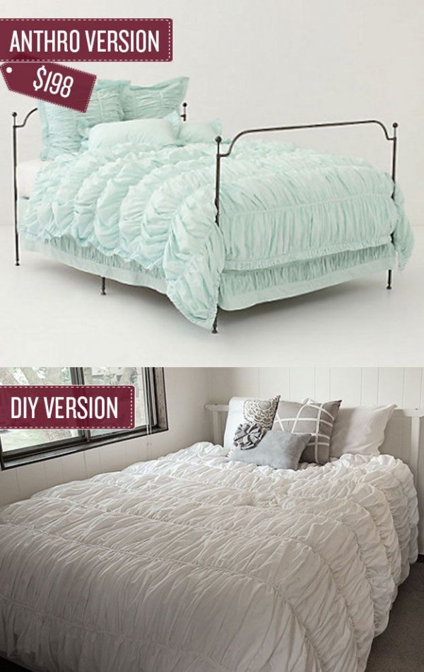 Ruched Duvet Cover