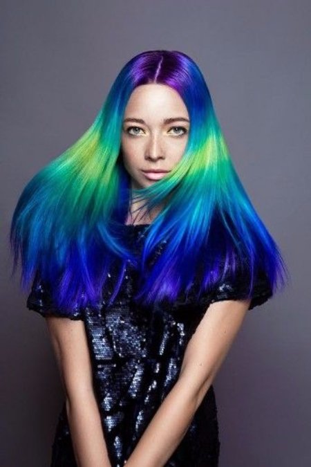 Up Your Color Game with Northern Lights Hair