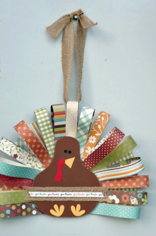 Cute Paper Turkey