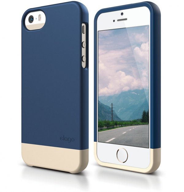 IPhone 6 Case, Jean Indigo & Champagne Gold