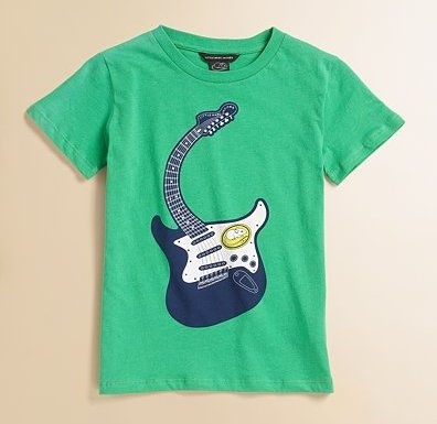 Little Marc Jacobs Horacio 2 Guitar Print Tee