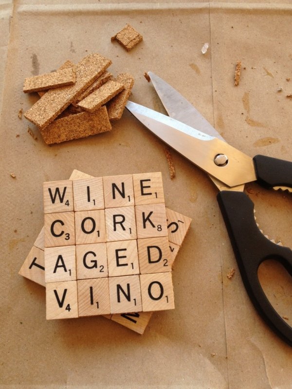 Scrabble Coasters