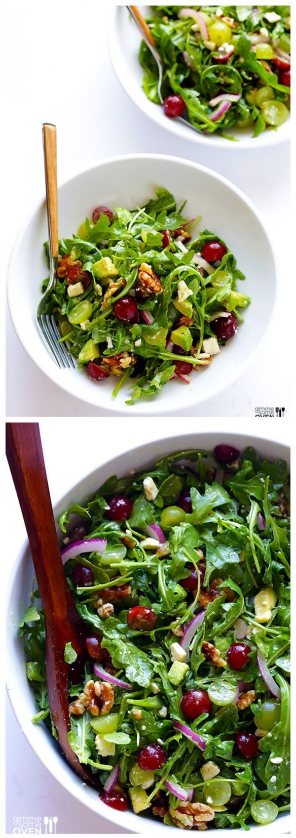 Grape, Avocado & Arugula Salad