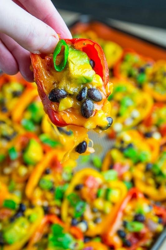 Mini Pepper Nachos