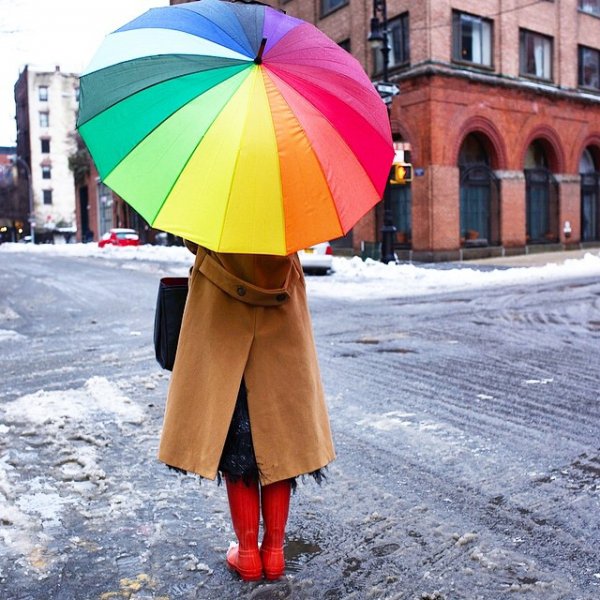 With a Bright Umbrella