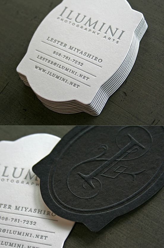 Black & White Letterpress