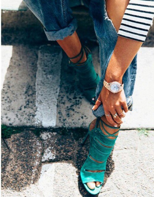 color,footwear,blue,clothing,green,