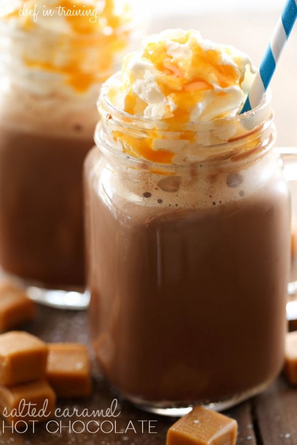 Salted Caramel Hot Chocolate