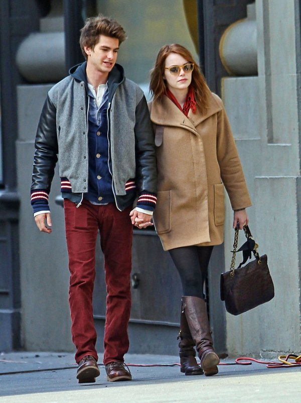 Andrew Garfield and Emma Stone