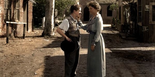 Helen Keller and Charlie Chaplin in 1919