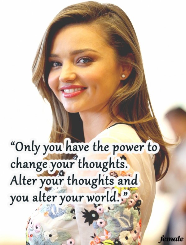 Miranda Kerr on Changing Your Life