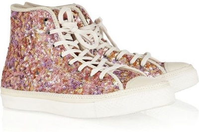 Converse Chuck Taylor Sequined Hi Top Fashion Sneakers