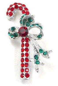 Christmas Cane Pin