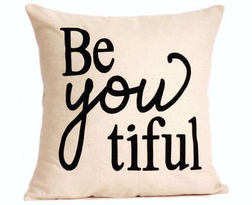 BeYOUtiful Pillow Cover