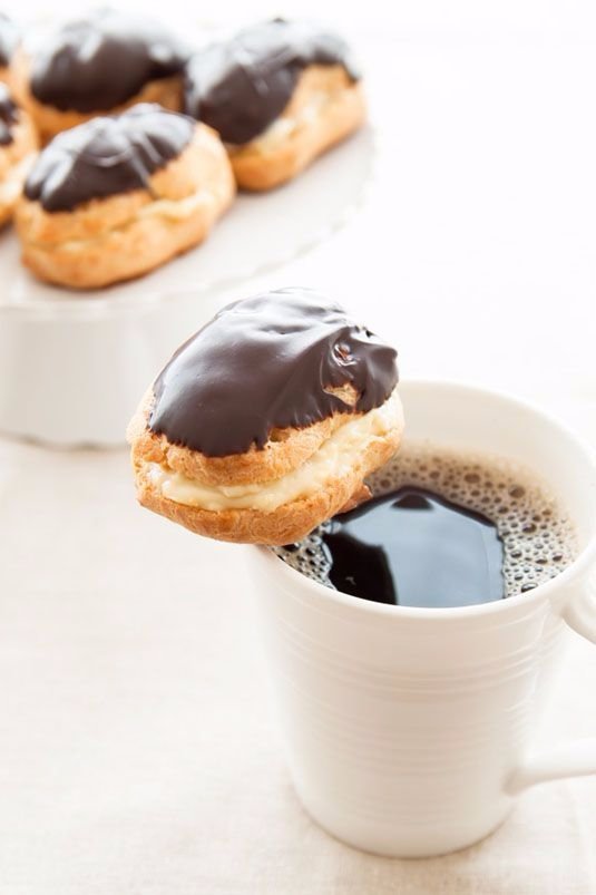 Miniature Chocolate Eclairs