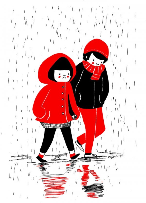 Walking in the Rain