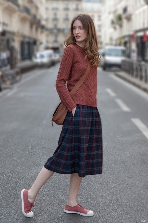 Plaid Skirt