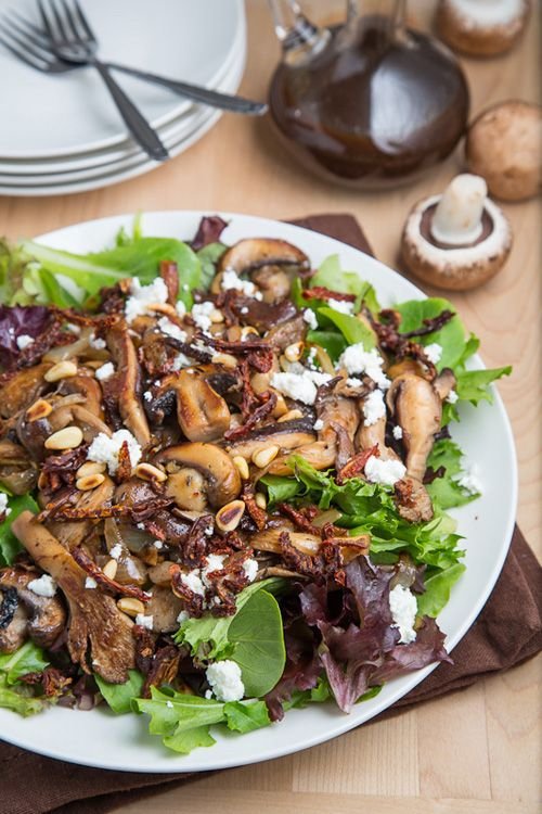 Warm Mushroom Salad