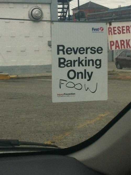 Reverse Barking Only