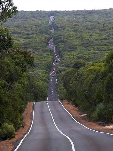 Road on Kangaroo Island, South Australia