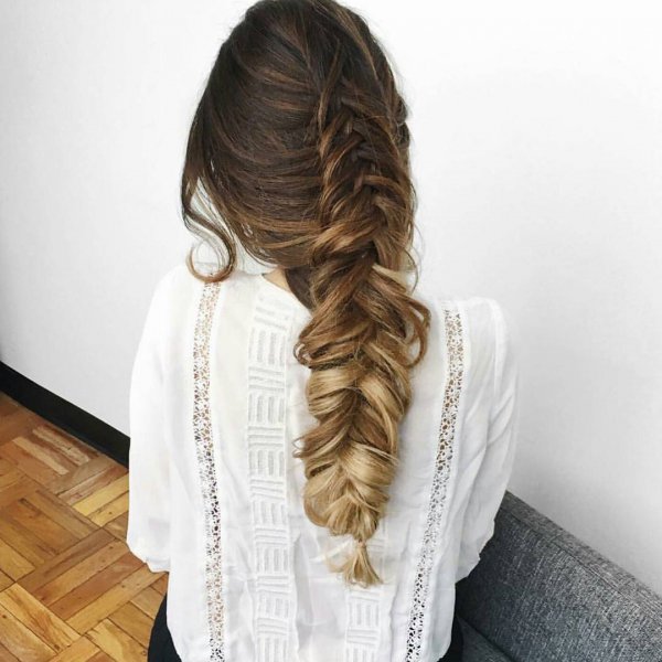 hair, hairstyle, long hair, brown hair, braid,