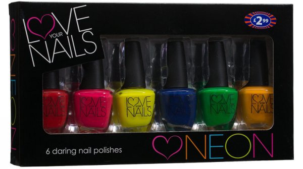 Love Nails Neon 6-Pack